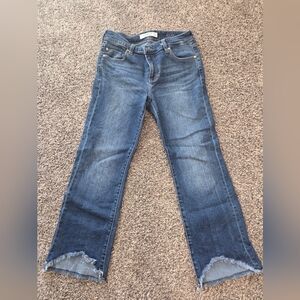 Liverpool Jeans Company Blue Ankle & Cropped Jeans